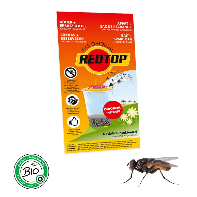 Versand Am Gleichen Tag REDTOP® Fliegenfalle Nachfüllpack XL (8 L)