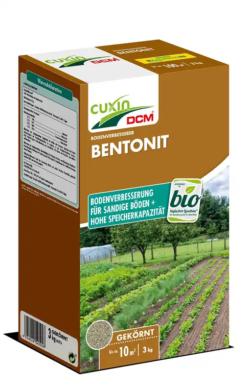 Letzte Chance Bentonit Gesteinsmehl 3 kg - ca. 10 m² - Cuxin DCM