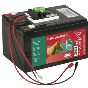 12 Volt Premium AGM Akku 15 Ah Komplettset Angebot