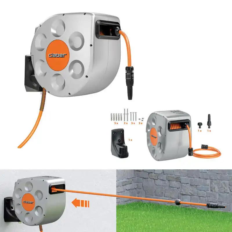 Echt Schlauchbox Rotoroll Evolution 20 Meter Gartenschlauch 1/2"