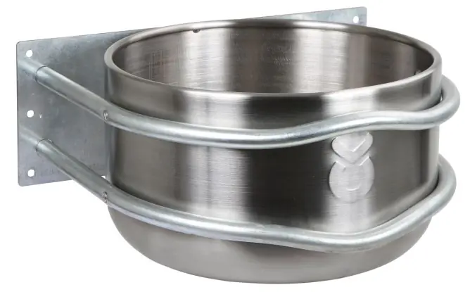 Futtertrog Edelstahl ca. 18l mit Ablauf Kracherpreis