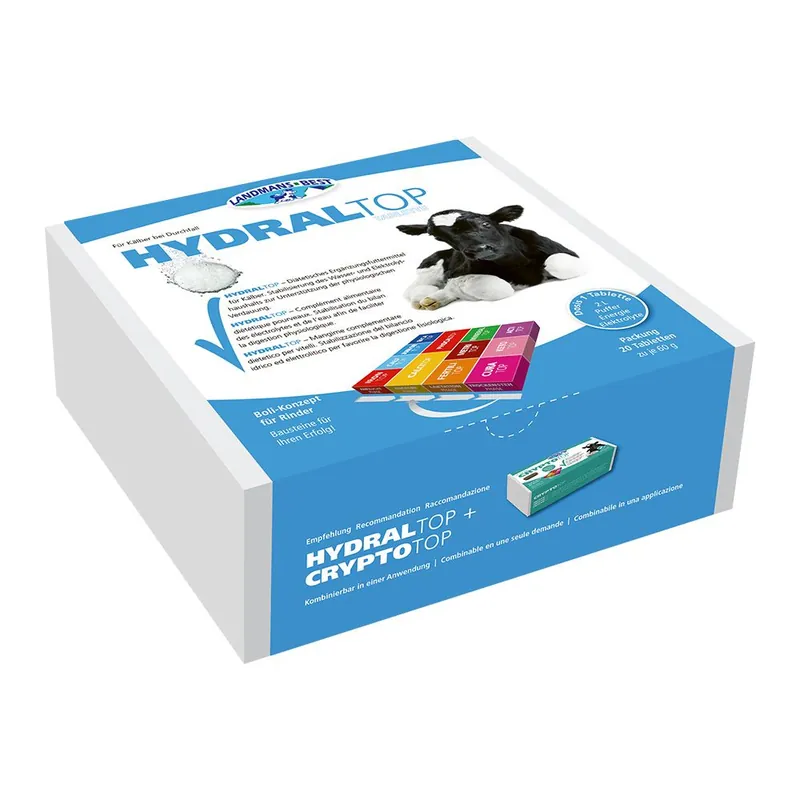HYDRALTOP - Elektrolyt Tablette bei Kälberdurchfall (20 Boli) | LANDMANS BEST Angebot
