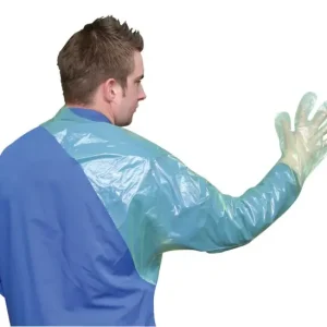 Direktkauf Veterinär Einmalhandschuh mit Schulterschutz – 50 Stk., 120 cm