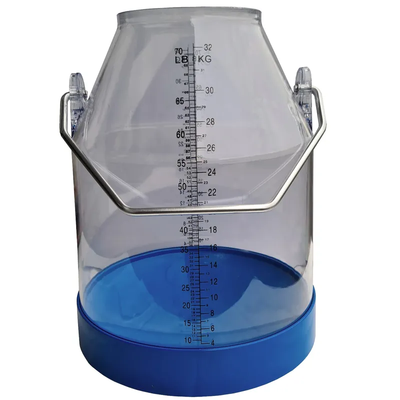 Online Kaufen Melkeimer 33 L transparent / blau | PVC Eimer mit Skala