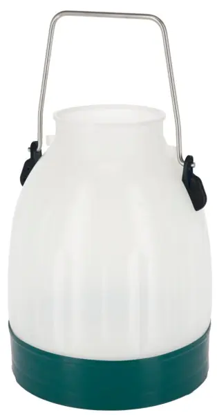 Melkeimer 30 Liter halbtransparent grün, Bügelhöhe 143mm Rabatt