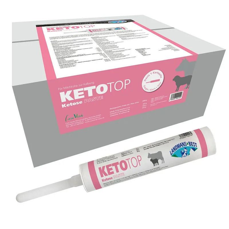 Preisknaller KETOTOP Ketose-Paste - Ketosereduzierung für Kühe und Schafe (12 ST)
