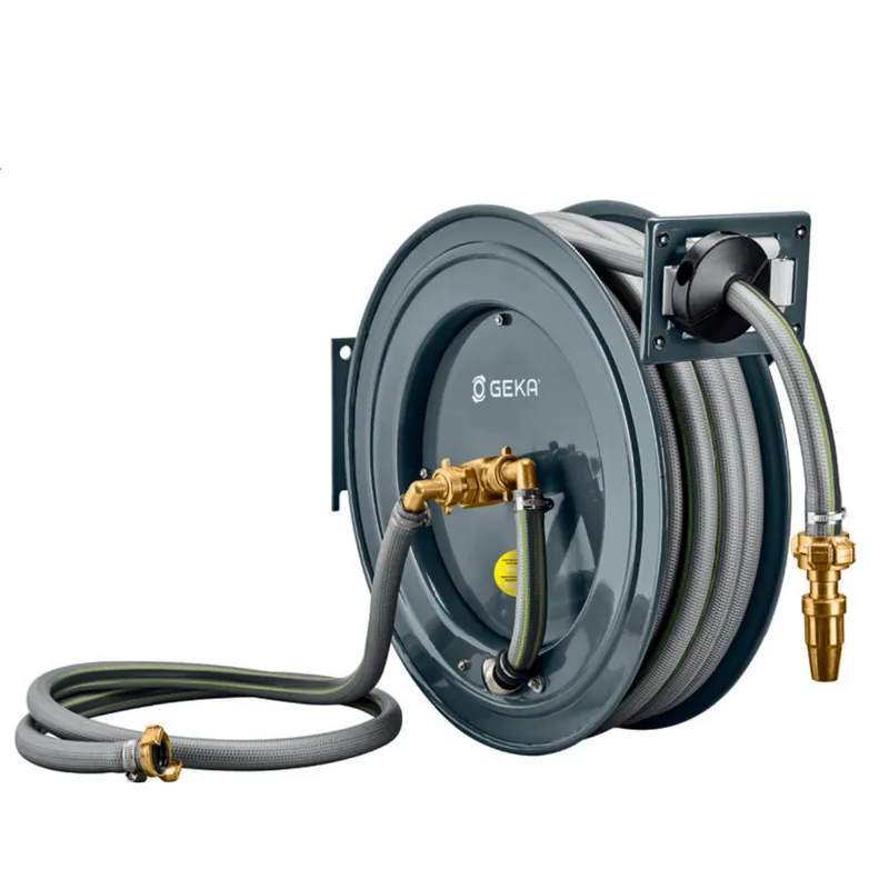 GEKA plus 3/4" automatischer Schlauchaufroller mit 20 m Schlauch Echt