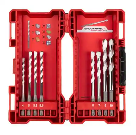 Aktuell Multimaterialbohrer Set 8-tlg. 1/4 Kassette
