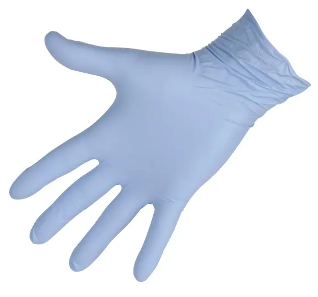 Markenprodukt Einmalhandschuh Nitril Top Pro blau Gr. S 100 Stück