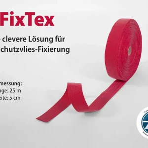 FixTex Klettband beidseitig haftend Zertifiziert