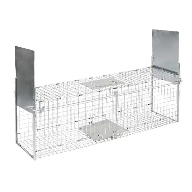 Neu Im Sortiment Marderfalle mit 2 Eingängen 100x26x32 cm