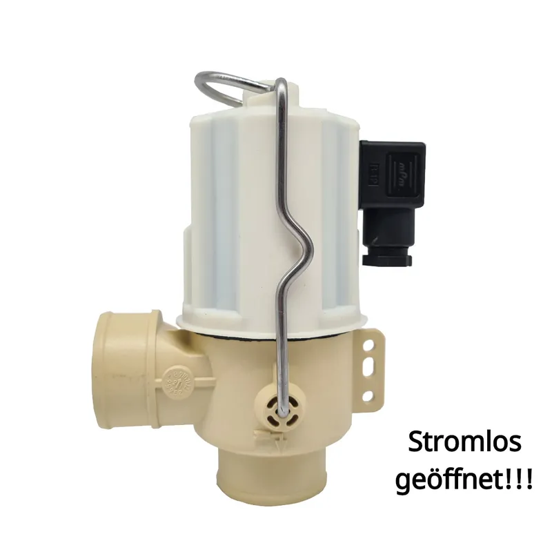 Kracherpreis Ablaßventil NW 40mm komplett mit 230 V - Stromlos geöffnet