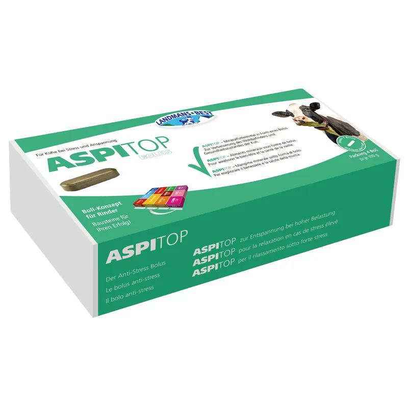 ASPITOP - Anti-Stress Bolus für Rinder (12 Boli) | LANDMANS BEST Geprüft