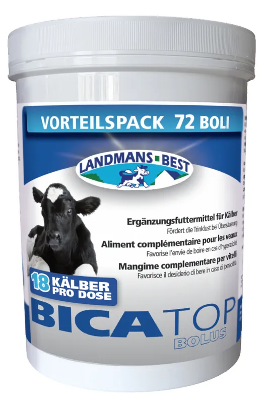 Begrenztes Angebot BICATOP Bicarbonat Bolus (72 Boli) – gegen Übersäuerung & Durchfall | LANDMANS BEST