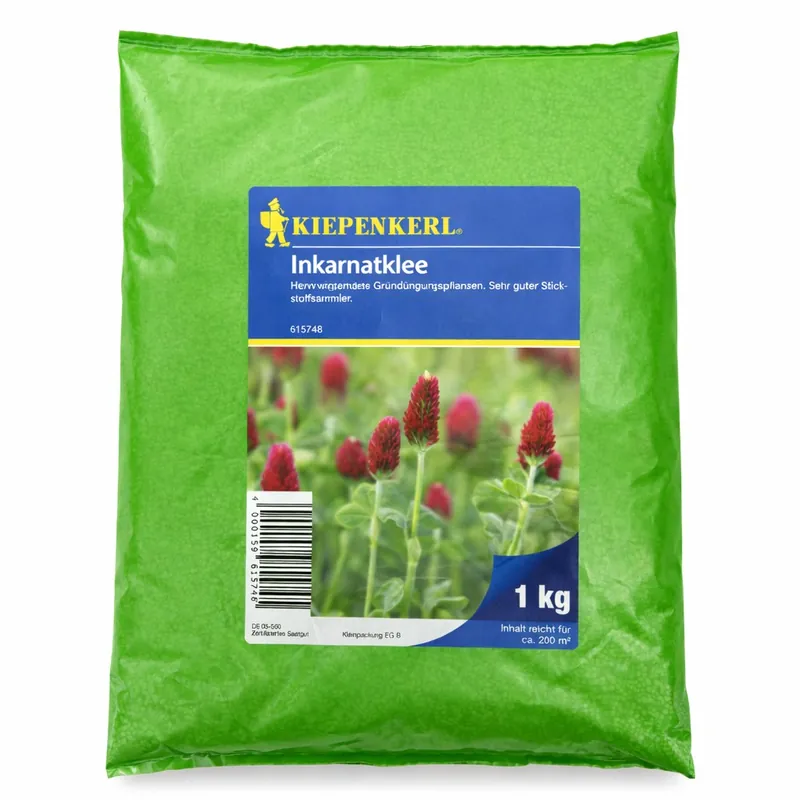 Nur Für Kurze Zeit Inkarnatklee 1 kg - ca. 250 m² | Gründünger | Kiepenkerl