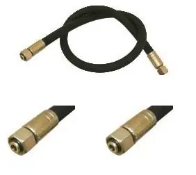 Ausverkauf Müthing  Hydraulikschlauch NW13-15L, 500 mm lang, beidseitig mit Überwurfmutter M22x1,5