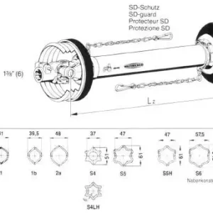 Billig Walterscheid  Walterscheid Gelenkwelle W 2400 komplett Länge 1.010 mm Profilpaarung 1b + 2a