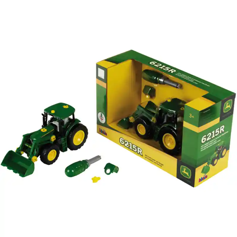 Neu Klein K3903 Klein John Deere Traktor mit Frontlader und Gewicht Maßstab 1:24