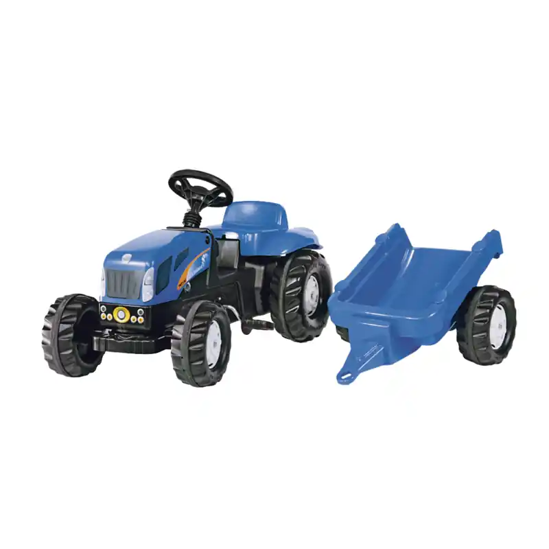 Preis Gesenkt Rolly Toys  013074 Rolly Toys New Holland T7040 mit Kid Trailer aufklappbare Motorhaube