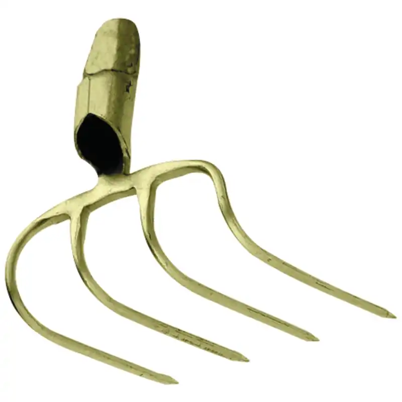 Preisknaller Ideal  IDEAL Dunghacke Arbeitsbreite 200 mm 4 Zinken gehärteter Spezialstahl ohne Stiel