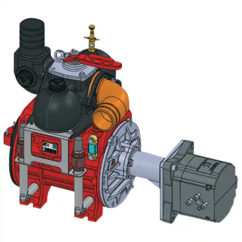Rabatt Battioni Pagani  B&P Vakuumpumpe Ballast 13500 rechtsdrehend Kapazität 13845 l/min automatische Schmierung