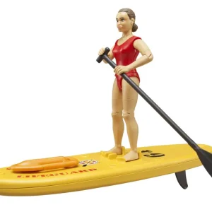 Kracherpreis Bruder  bworld Life Guard mit Stand Up Paddle