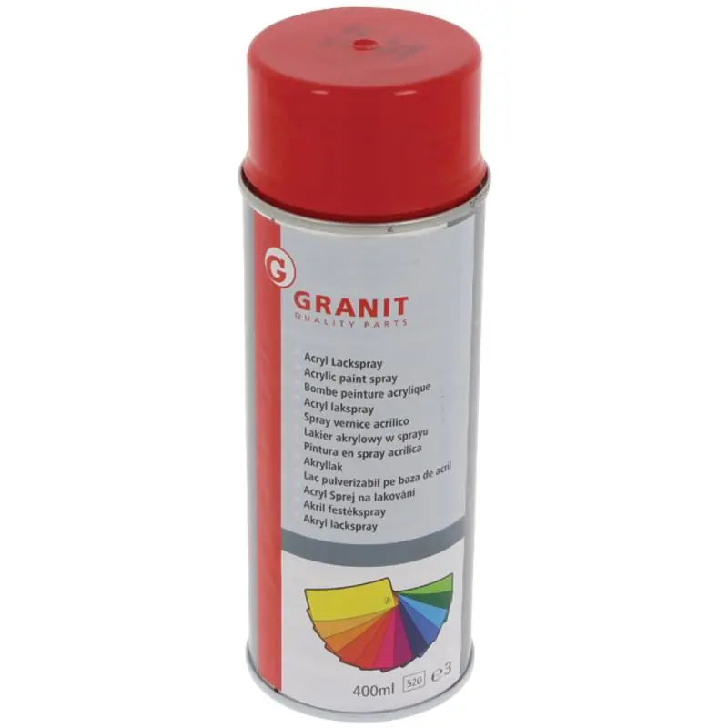Granit Kuhn rot alt Acryl-Lackspray Billig