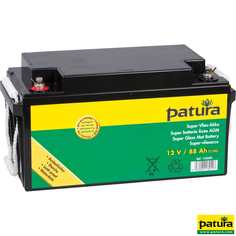 Echt Patura Super-Vlies-Akku 12 V / 88 Ah