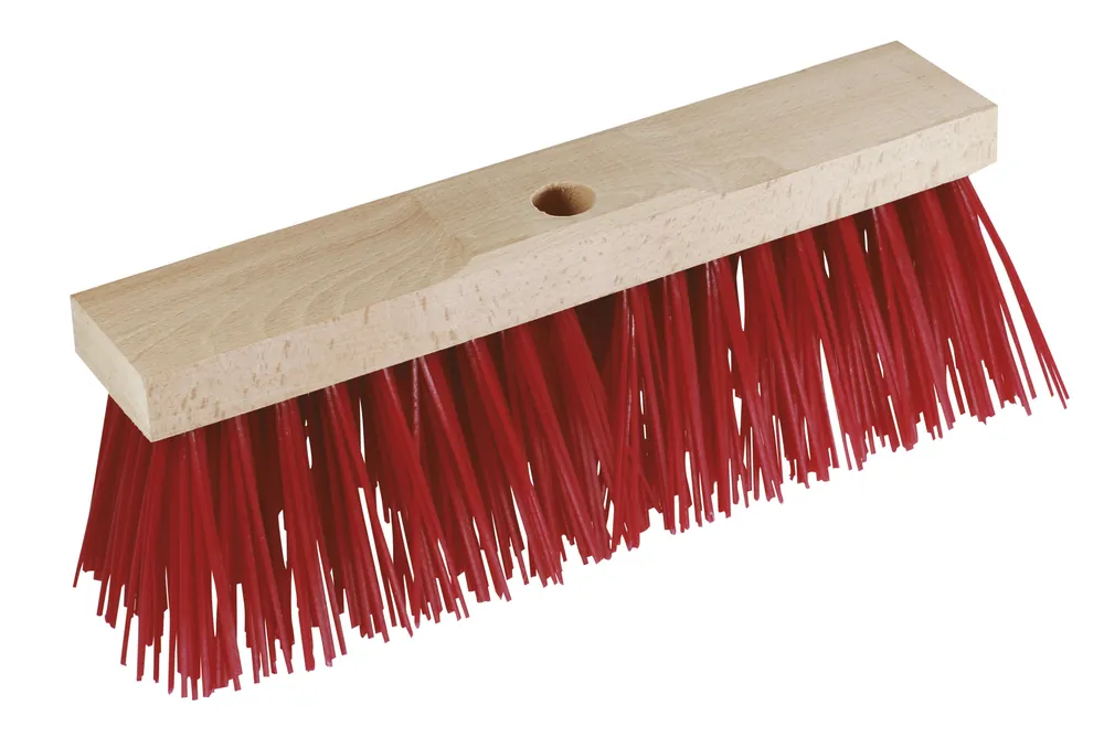 roter Straßenbesen EXTRA GROB - 35 cm Expressversand