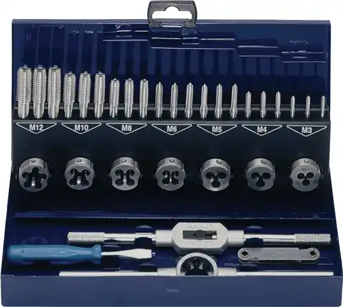 Mega-Angebot TECWERK Gewindeschneidzeugsatz M3-M12