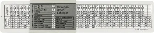 Direktkauf TECWERK DIN-Gewindeschieber passend zu M/MF/BSW/G
