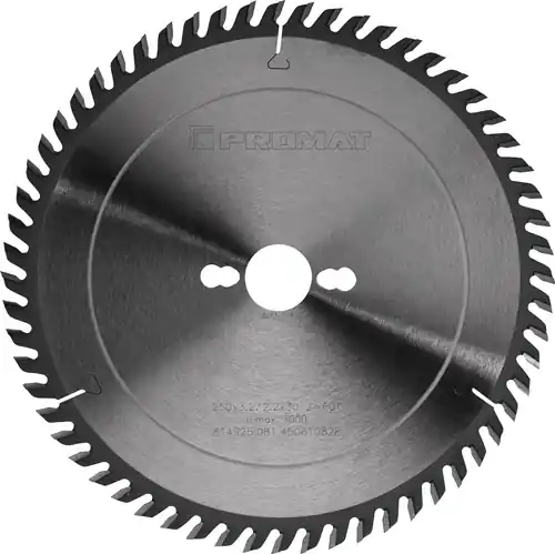 Nur Heute TECWERK Präzisionskreissägeblatt Außen- Durchmesser 250 mm Zähnezahl 60 WZ