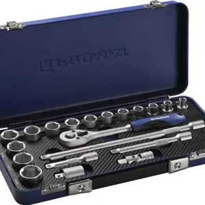 TECWERK Steckschlüsselsatz 20-teilig 3/8 Zoll Markenware