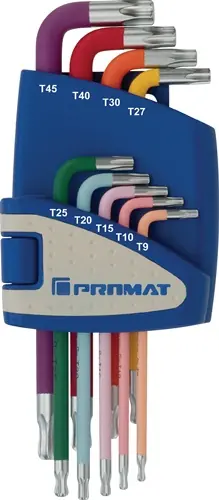 TECWERK Winkelschraubendrehersatz 9-teilig T9 - T45 Top-Seller