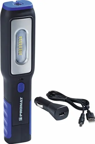 Schnäppchen TECWERK LED-Akkuhandleuchte 3,7 V 1200 mAh ABS-Gehäuse