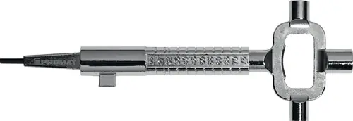 TECWERK Bautenschlüssel inkl. Mitnehmer für PZ-Schlösser Markenware