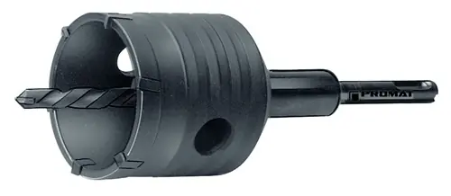 PROMAT Schlagbohrkrone Nenn- Durchmesser 80 mm Gesamtlänge 180 mm für Steckdosen (Nicht verfügbar) 68 mm Direktkauf
