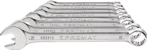 Top-Angebot PROMAT Ringmaulschlüsselsatz 12-teilig Schlüsselweite 10-32 mm Form A 6. 7. 8. 9. 10. 11. 12. 13. 14. 17. 19. 22 mm