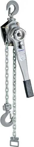 PROMAT Hebelzug Tragfähigkeit 1500 kg Hubhöhe 1,5 m Trag-/Lasthaken mit Sicherheits-Bügel 750 kg Knallerangebot