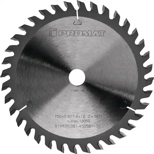 Top-Preis PROMAT Präzisionskreissägeblatt Außen- Durchmesser 210 mm Zähnezahl 48 WZ 160 mm (Nicht verfügbar) 2.6 mm