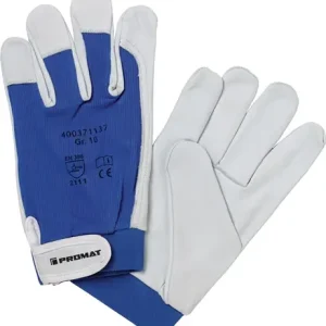Expressversand PROMAT Handschuhe Größe 8 natur/blau 8