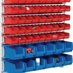 Top-Seller Sichtlagerkastenset H1000xB1010xT255mm Stahl verzinkt mit Sichtlagerkästen 180 mm