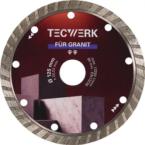 TECWERK Diamanttrennscheibe Durchmesser 230 mm Bohrung 22,23 mm Bestpreis
