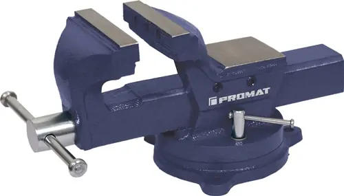 Sofort Bestellen PROMAT Gußschraubstock Backenbreite 150 mm Spannweite 155 mm Eisenguss (Sphäroguss)