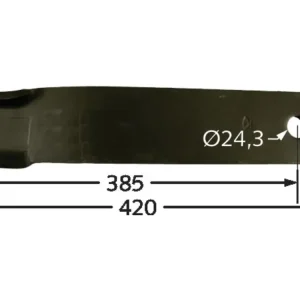 Industriehof® Schlegelmesser links/rechts 420 x 80 x 10 mm, für Rübenroder Humus HK 2000, HKP 3000, HKN 950 Zertifiziert