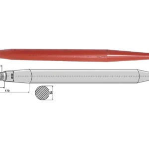 Industriehof® Frontladerzinken, M 28 x 1,5 AG, spitz, gerade, für Manitou Beliebt