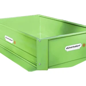 Düvelsdorf Heckcontainer mechanisch, mit Schürfleiste, pulverbeschichtet Highlight