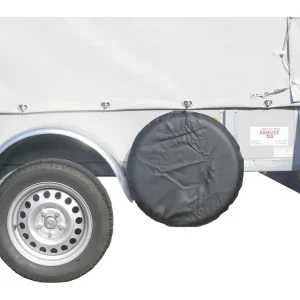 Markenware TRAILER POOL Abdeckhaube schwarz für Anhängerrad