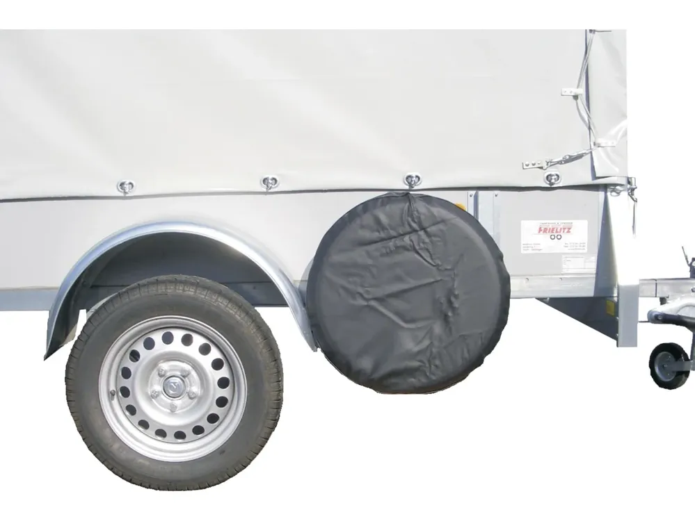 Markenware TRAILER POOL Abdeckhaube schwarz für Anhängerrad