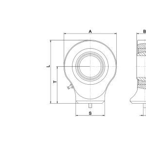Neue Kollektion Schema Anschweißgelenkauge Form C, für Hydraulikzylinder